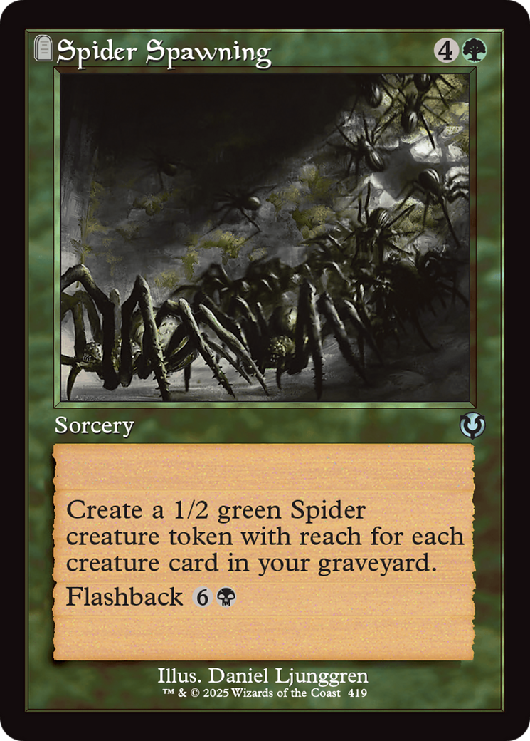 Spider Spawning (Retro Frame) [Innistrad Remastered] | Silver Goblin