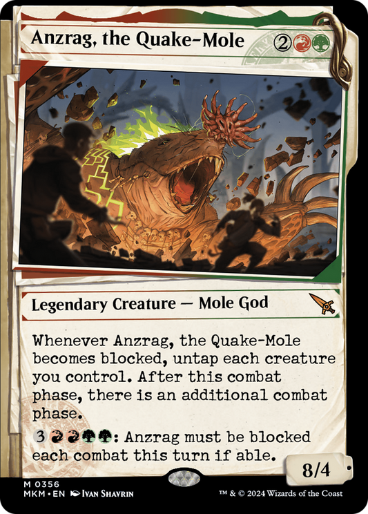 Anzrag, the Quake-Mole (Showcase) [Murders at Karlov Manor] Foil