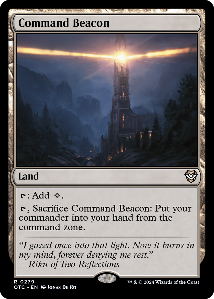 Command Beacon [Outlaws of Thunder Junction Commander] | Silver Goblin
