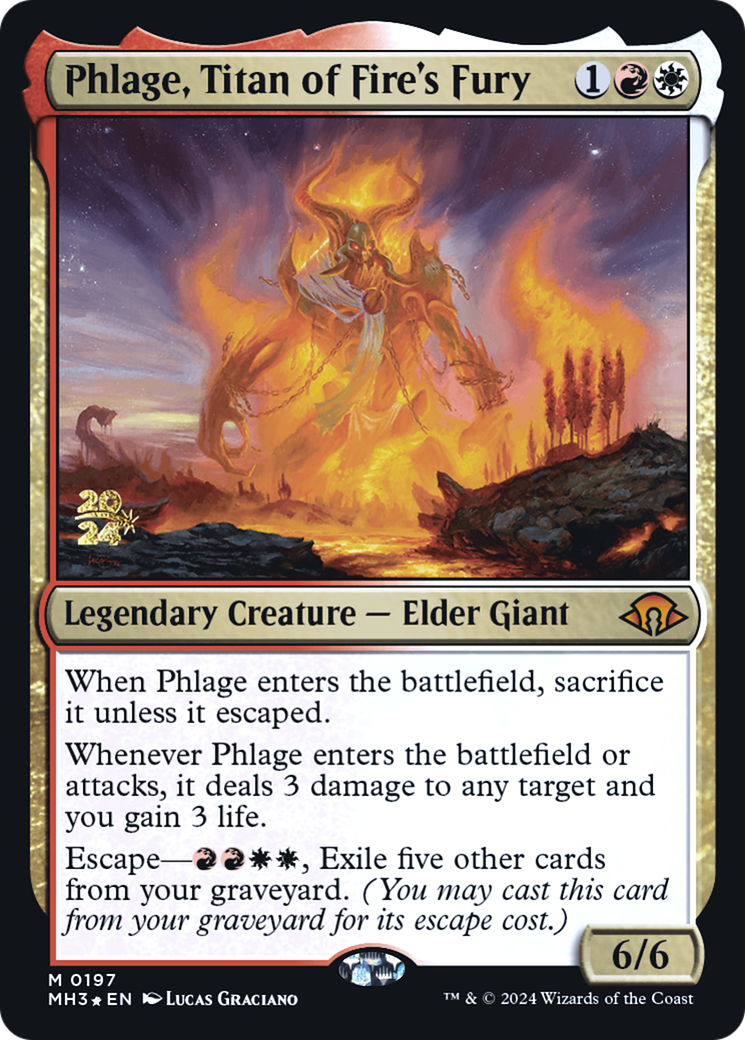 Phlage, Titan of Fire's Fury [Modern Horizons 3 Prerelease Promos] | Silver Goblin