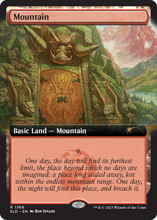Mountain (1366) [Secret Lair Drop Series] Foil