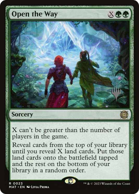 Open the Way (Promo Pack) [Murders at Karlov Manor Promos] Foil