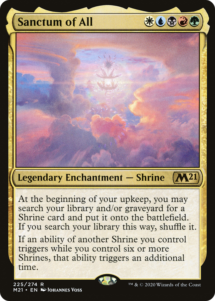 Sanctum of All (225) Foil - Core Set 2021