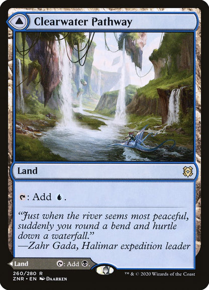 Clearwater Pathway // Murkwater Pathway [Zendikar Rising] Foil