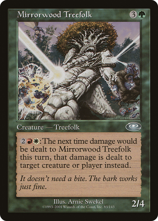 Mirrorwood Treefolk [Planeshift] Foil