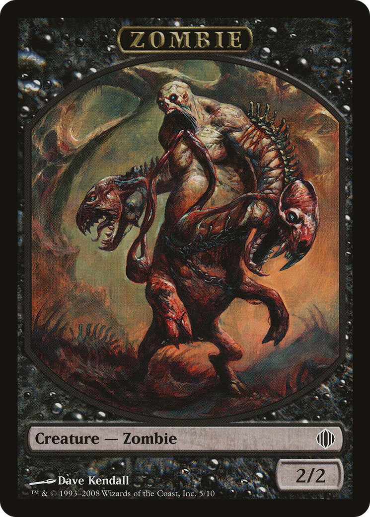 Zombie Token [Shards of Alara Tokens] | Silver Goblin