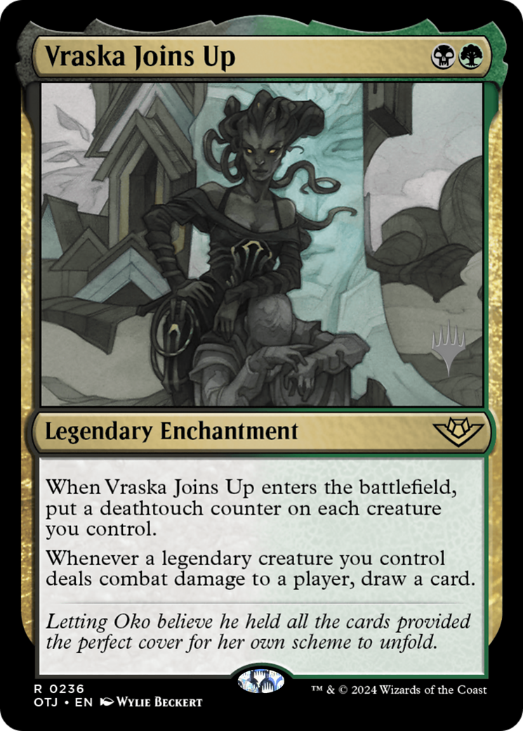 Vraska Joins Up (Promo Pack) [Outlaws of Thunder Junction Promos] Foil