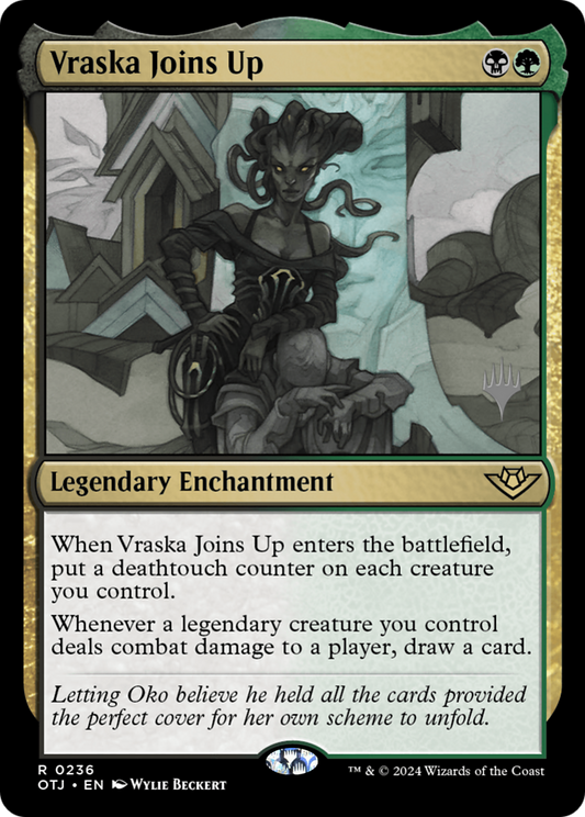 Vraska Joins Up (Promo Pack) [Outlaws of Thunder Junction Promos] Foil