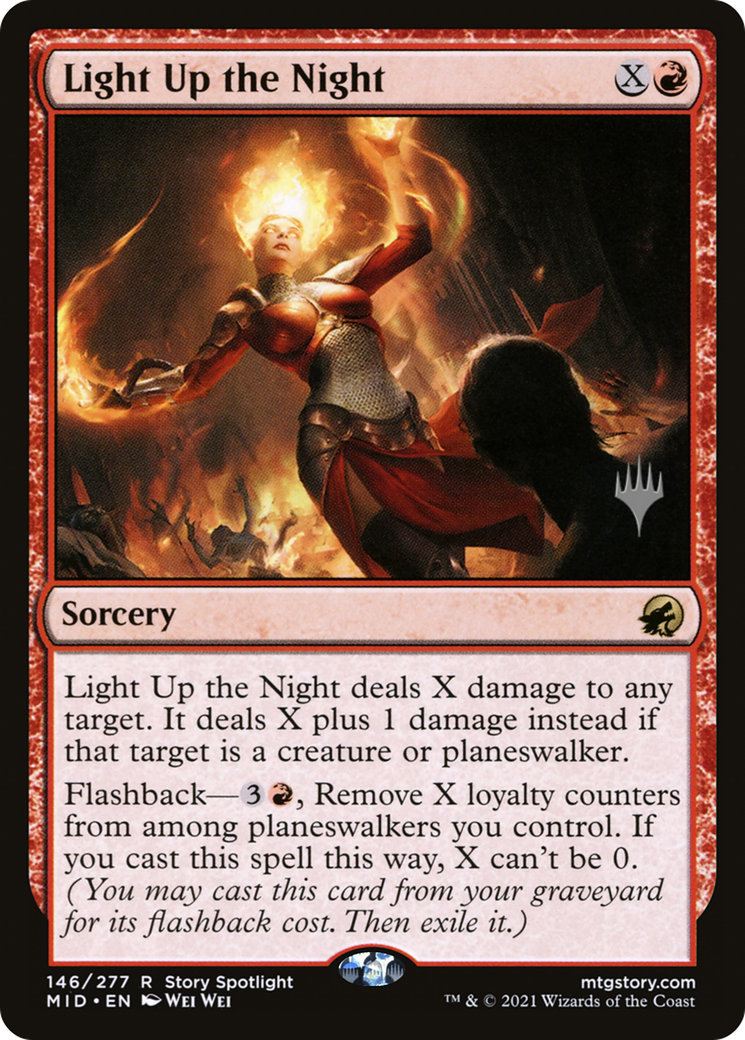 Light Up the Night (Promo Pack) [Innistrad: Midnight Hunt Promos] Foil