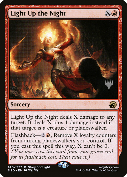 Light Up the Night (Promo Pack) [Innistrad: Midnight Hunt Promos] Foil
