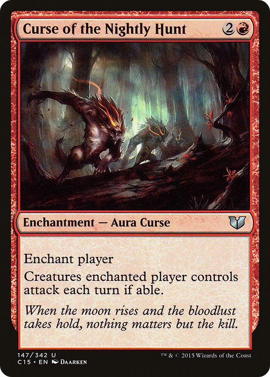 Curse of the Nightly Hunt [Commander 2015]