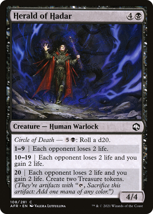 Herald of Hadar [Dungeons & Dragons: Adventures in the Forgotten Realms] Foil
