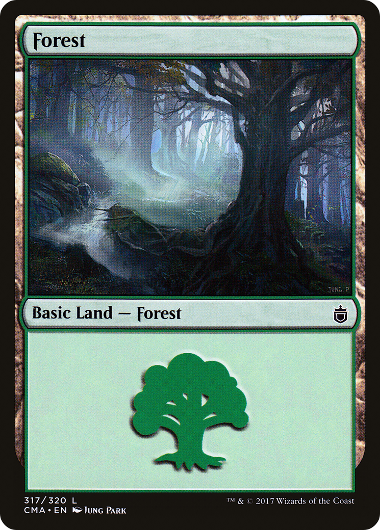 Forest (317) [Commander Anthology] | Silver Goblin