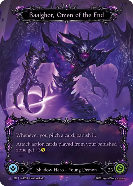 Baalghor, Omen of the End (Marvel) (IAR159) Cold Foil - Omens of the Third Age