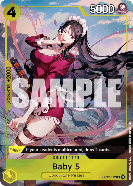 Baby 5 (Premium Card Collection -Best Selection Vol.5-) (OP12-112) Foil