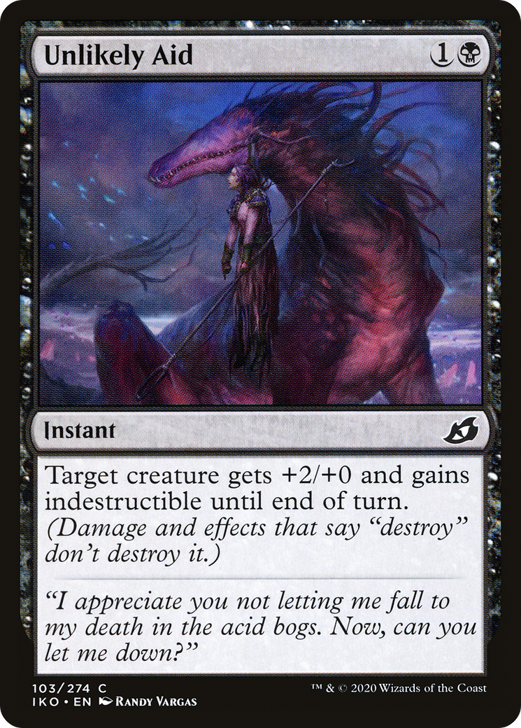 Unlikely Aid [Ikoria: Lair of Behemoths] Foil