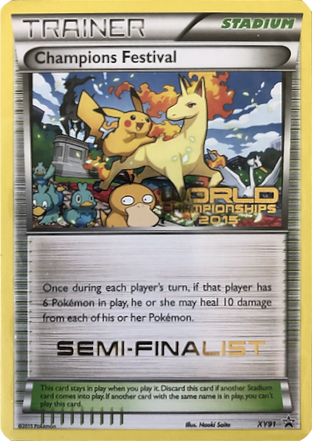 Champions Festival (XY91) (2015 Semi-Finalist) [XY: Black Star Promos] | Silver Goblin