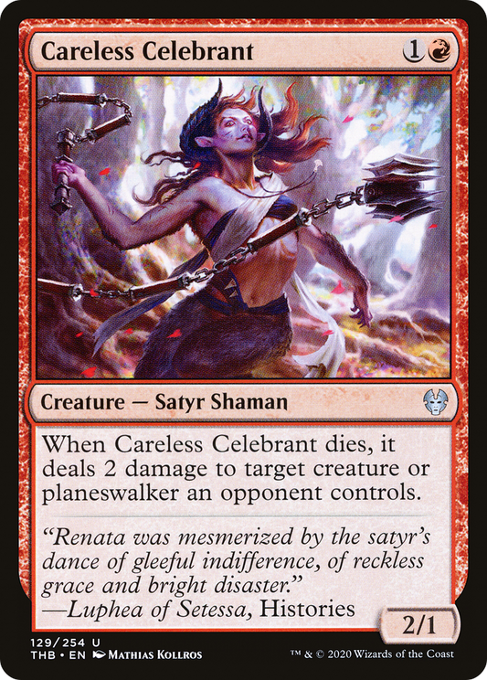Careless Celebrant [Theros Beyond Death] Foil