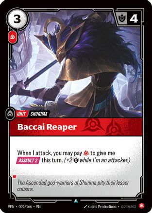 Baccai Reaper (009) Foil - Vendetta