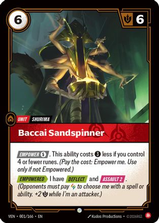 Baccai Sandspinner (001) Foil - Vendetta