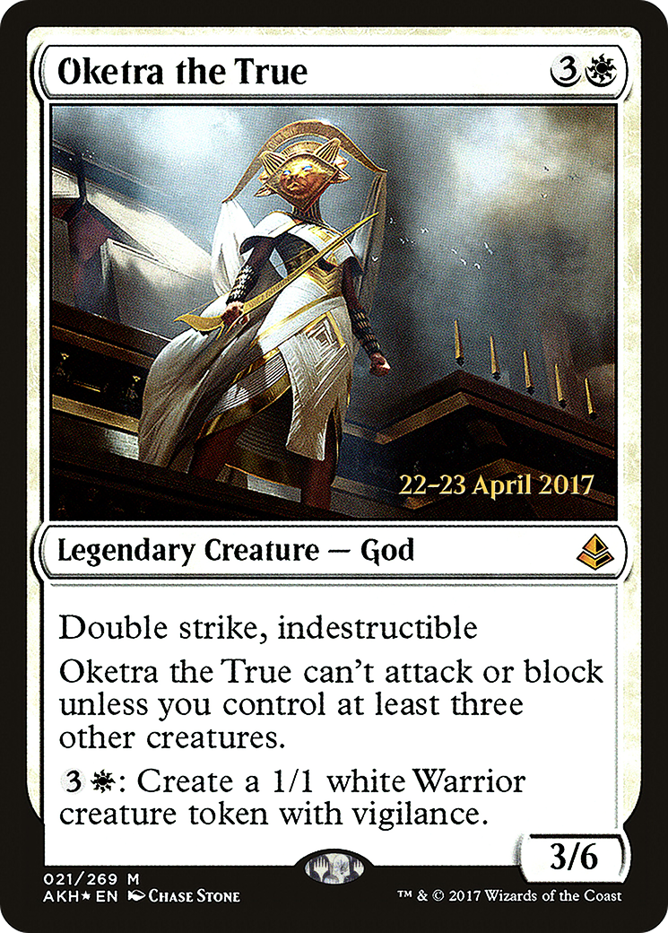 Oketra the True [Amonkhet Prerelease Promos] | Silver Goblin