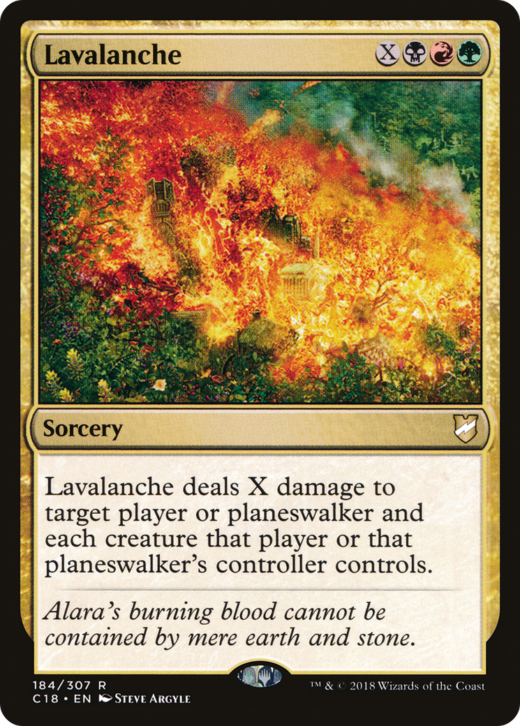 Lavalanche (184) - Commander 2018