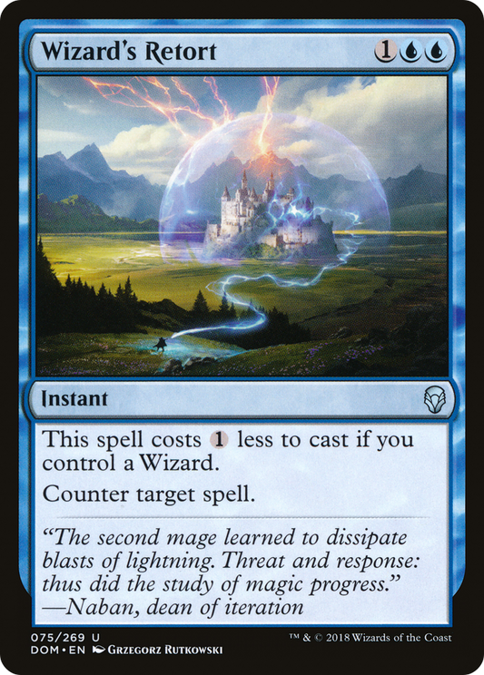 Wizard's Retort [Dominaria] Foil