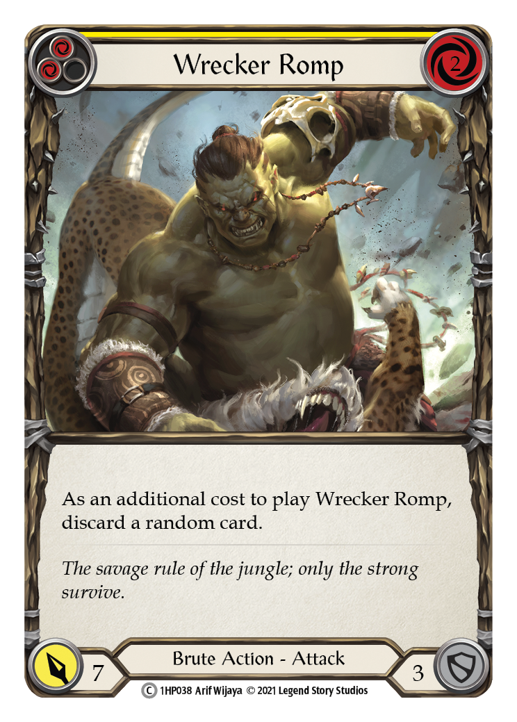 Wrecker Romp (Yellow) [1HP038] (History Pack 1) | Silver Goblin