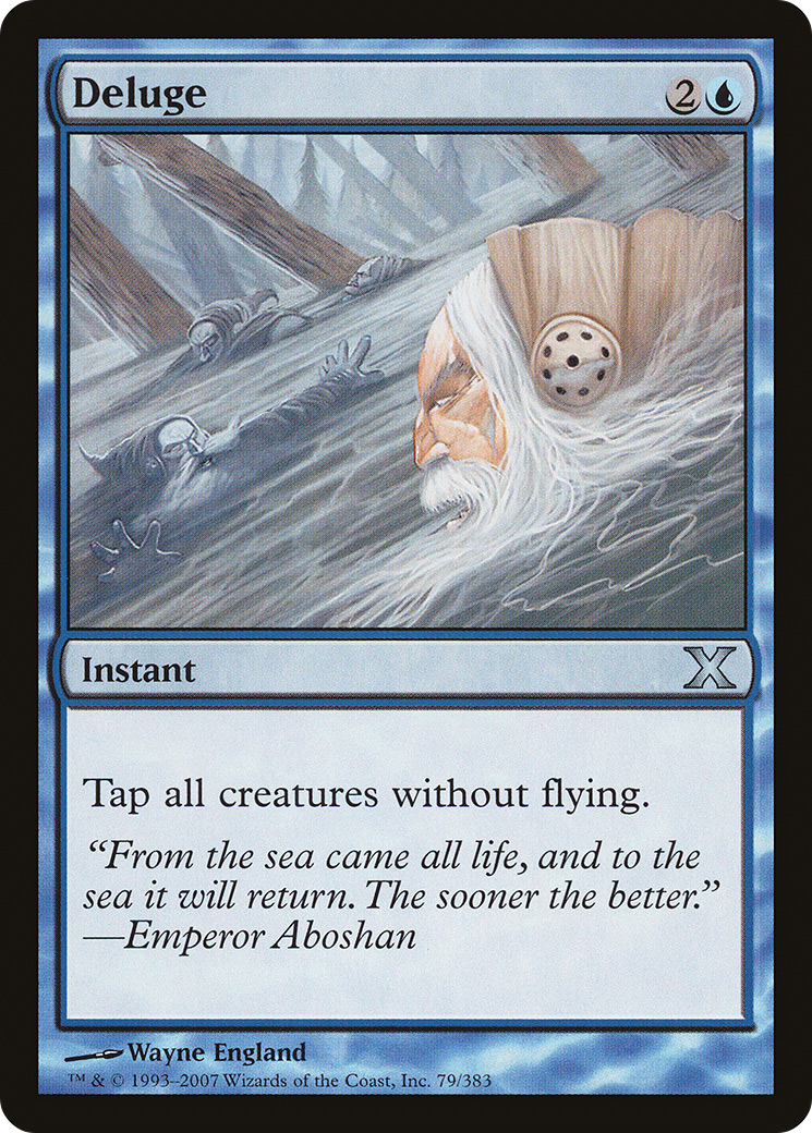 Deluge (079) Foil - Tenth Edition