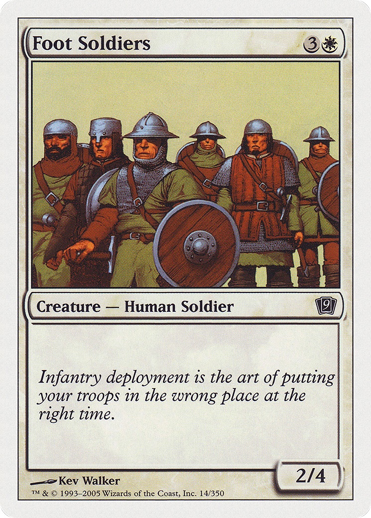 Foot Soldiers (014) - Ninth Edition