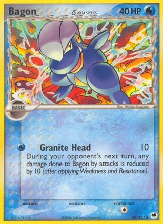 Bagon (Delta Species) (43) - Dragon Frontiers