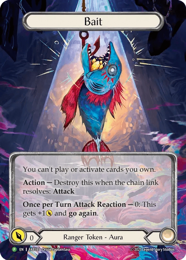 Bait (FAB393) Cold Foil - Flesh and Blood: Promo Cards