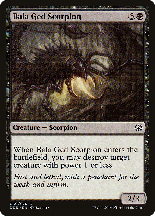 Bala Ged Scorpion (039) - Duel Decks: Nissa vs. Ob Nixilis