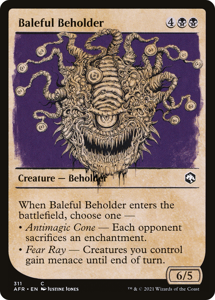 Baleful Beholder (Showcase) (311) - Adventures in the Forgotten Realms Foil