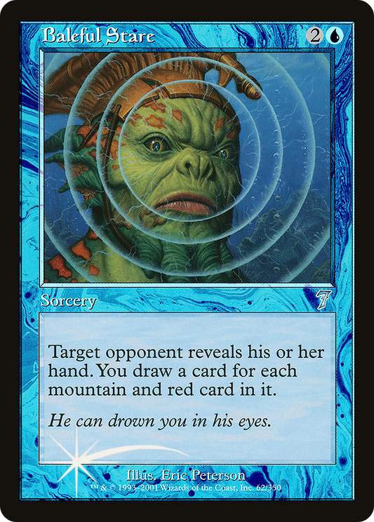 Baleful Stare (062) Foil - Seventh Edition