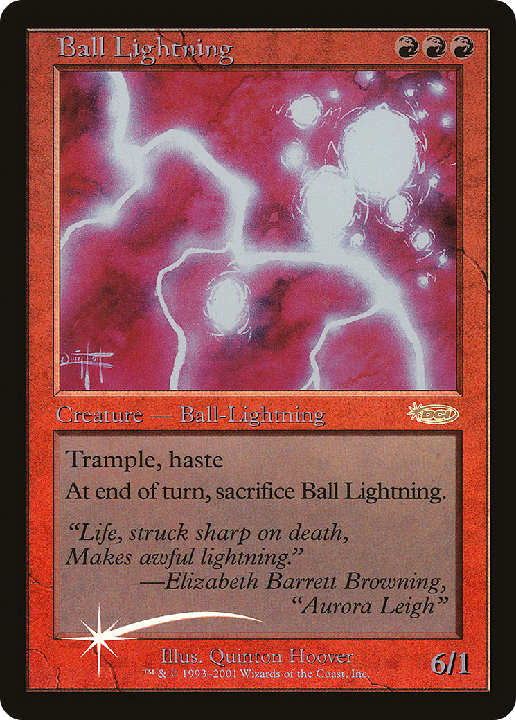 Ball Lightning Foil - Judge Gift Cards 2001