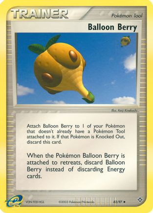 Balloon Berry (82) Reverse Holofoil - Dragon
