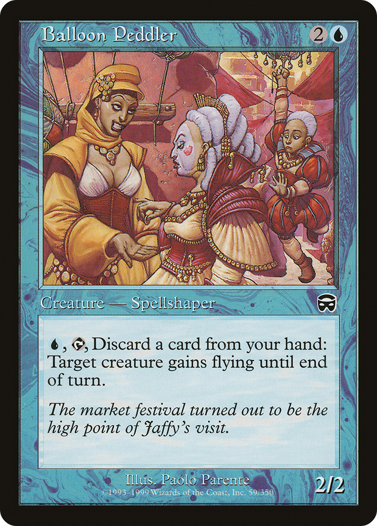 Balloon Peddler (059) Foil - Mercadian Masques