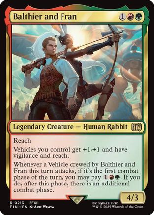 Balthier and Fran (213) Foil - FINAL FANTASY