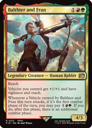 Balthier and Fran (213) Foil - FINAL FANTASY