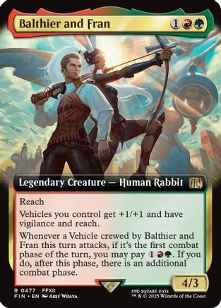 Balthier and Fran (Extended Art) (477) - FINAL FANTASY