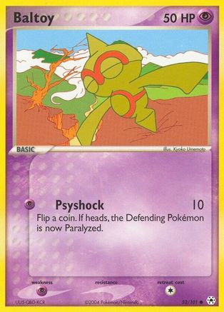 Baltoy (52) Reverse Holofoil - Hidden Legends