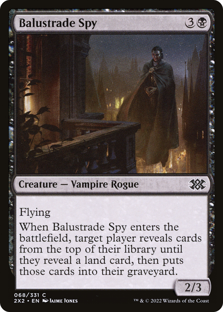 Balustrade Spy (068) Foil - Double Masters 2022