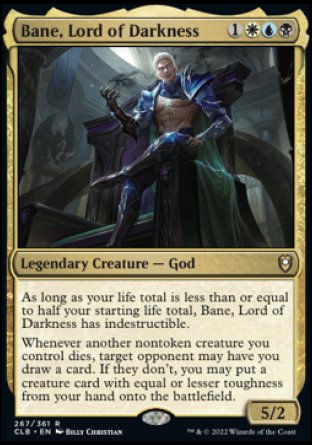 Bane, Lord of Darkness [Commander Legends: Battle for Baldur's Gate] Foil