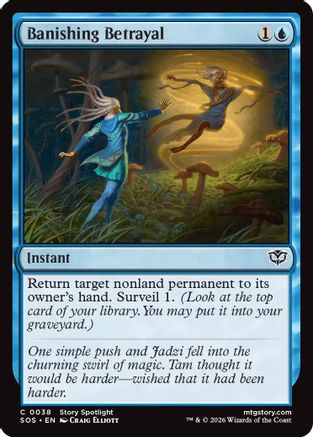 Banishing Betrayal (038) Foil - Secrets of Strixhaven