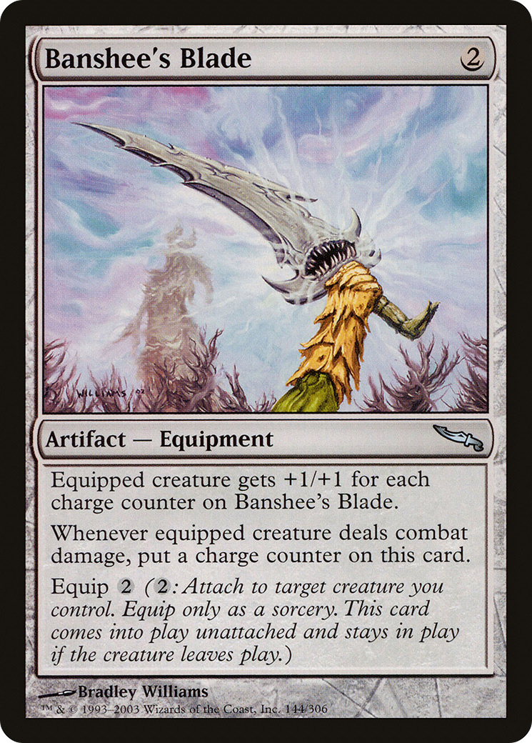 Banshee's Blade (144) Foil - Mirrodin