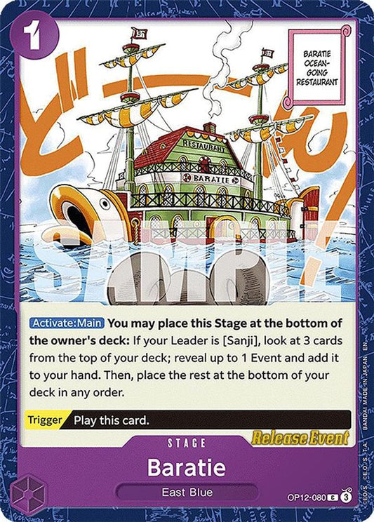 Baratie (OP12-080) Release Event Cards
