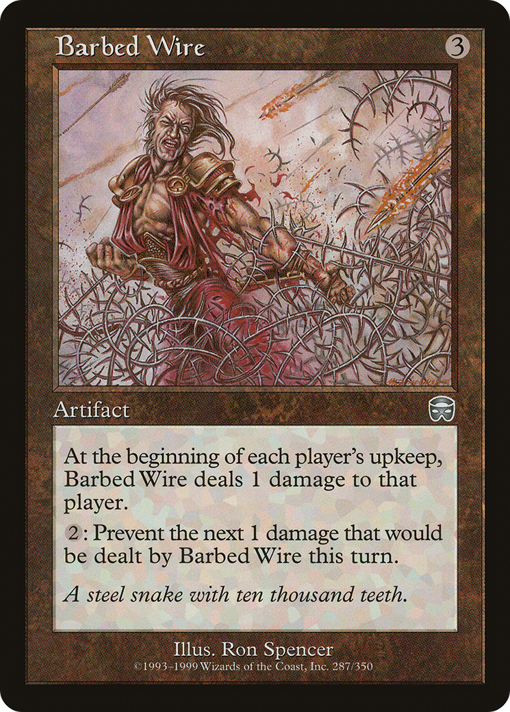 Barbed Wire (287) - Mercadian Masques