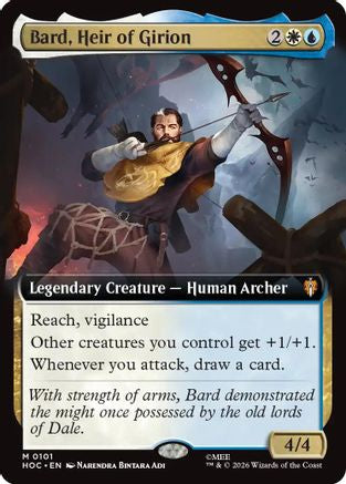 Bard, Heir of Girion (Extended Art) (101) Foil - The Hobbit: Eternal-Legal