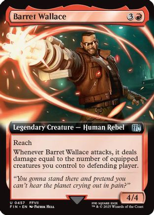 Barret Wallace (Extended Art) (457) Foil - FINAL FANTASY